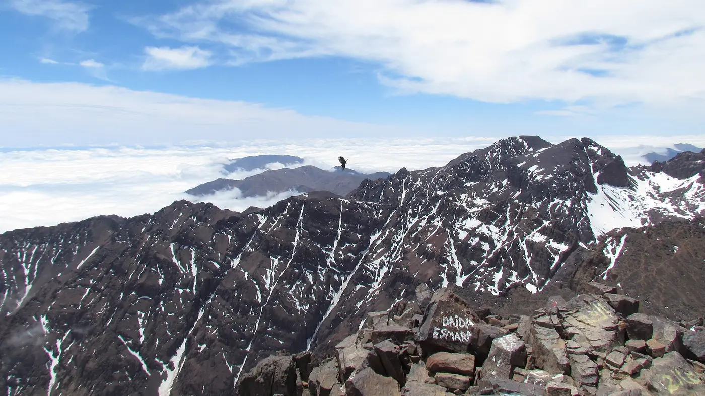 Climbing Jbel Toubkal, Morocco