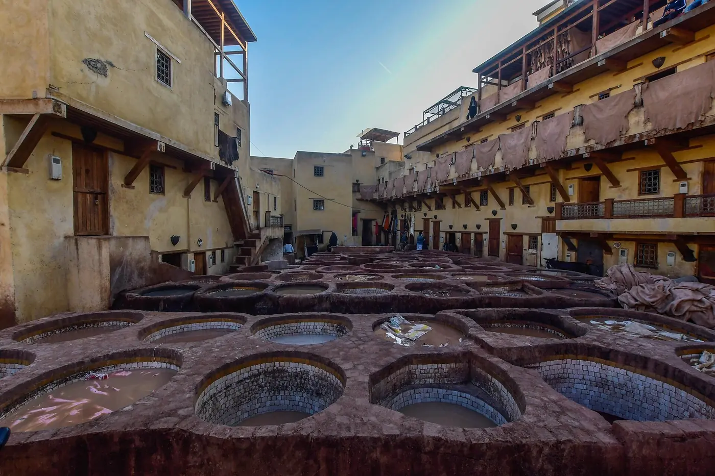 Fès el-Bali medina – Chouara tannery, Morocco