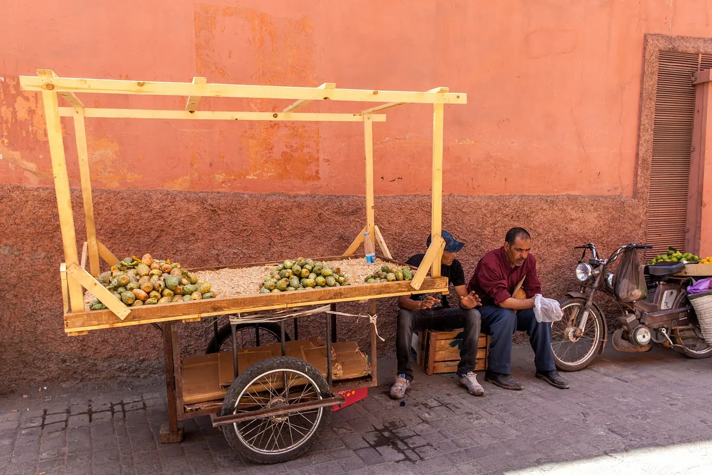 Daily life in the Marrakech medina, Morocco