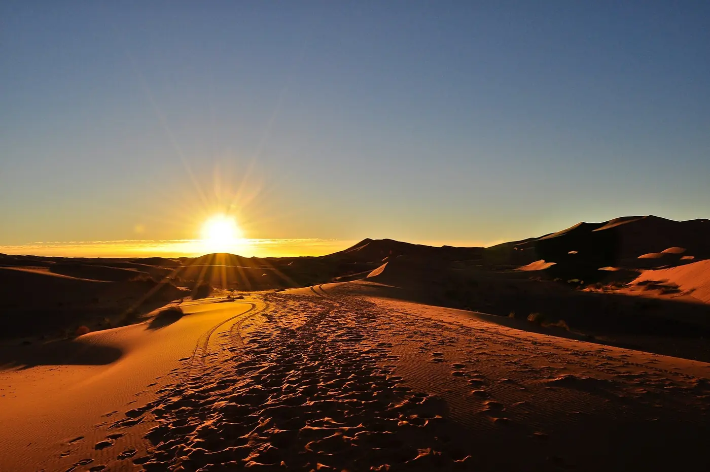 Sahara desert – Merzouga dunes, Morocco