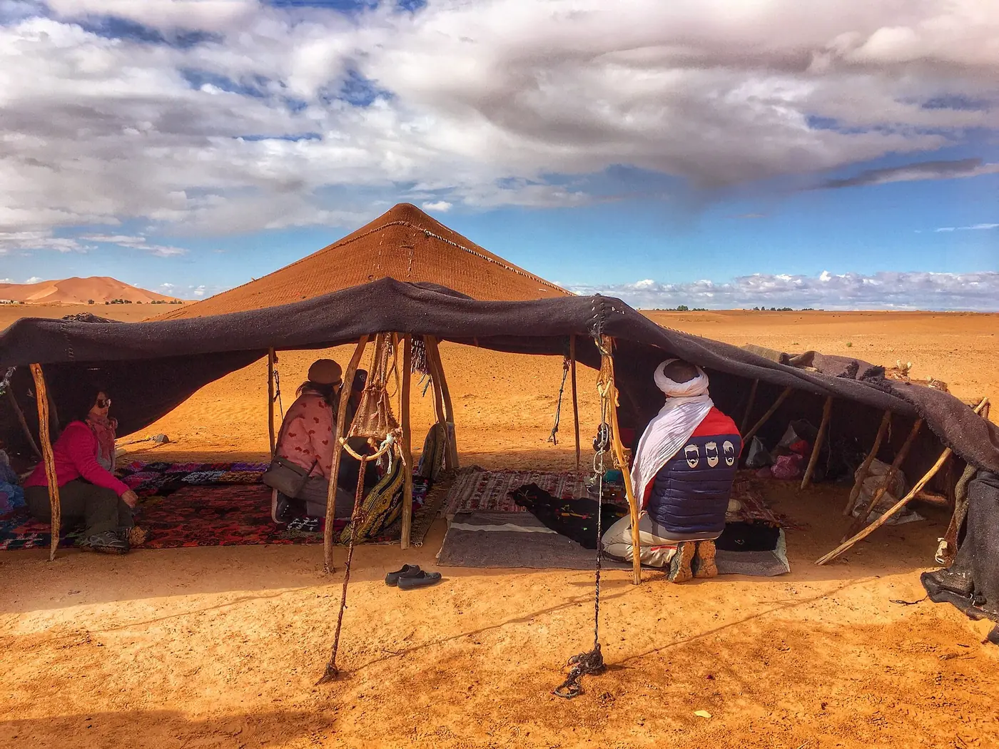 Erg Chebbi dunes in the Sahara, Morocco